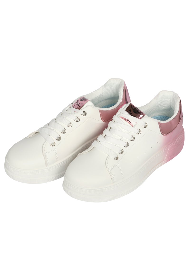 Logos Women's casual shoes lace up White/Grey - Image 1