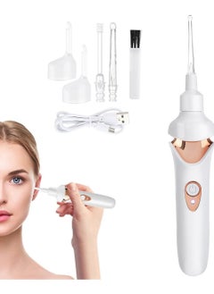 SYOSI Ear Wax Remover Vacuum Cleaner, Electric Earwax Removal Kit with LED Light, Portable Ear Cleaner, USB Charge Reusable Safe Electric Ear Suction for Adults Kids  - Image 1