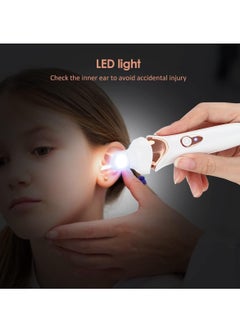 SYOSI Ear Wax Remover Vacuum Cleaner, Electric Earwax Removal Kit with LED Light, Portable Ear Cleaner, USB Charge Reusable Safe Electric Ear Suction for Adults Kids  - Image 4