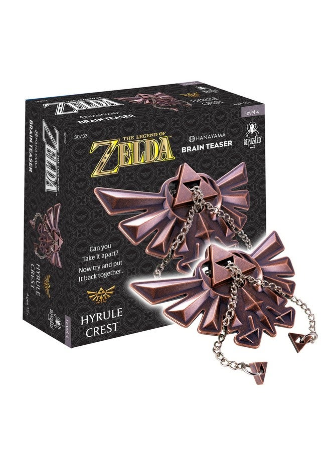 University Games BePuzzled, Legend of Zelda Hyrule Crest Hanayama Brain Teaser, Mensa Rated Level 4, for Ages 12 and Up - Image 1