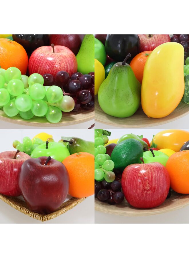 20PCS Artificial Fruit Set, Fake Fall Decor for Kitchen Centerpieces, Harvest Table Decorations, Photography Props, and DIY Wreaths - Image 4
