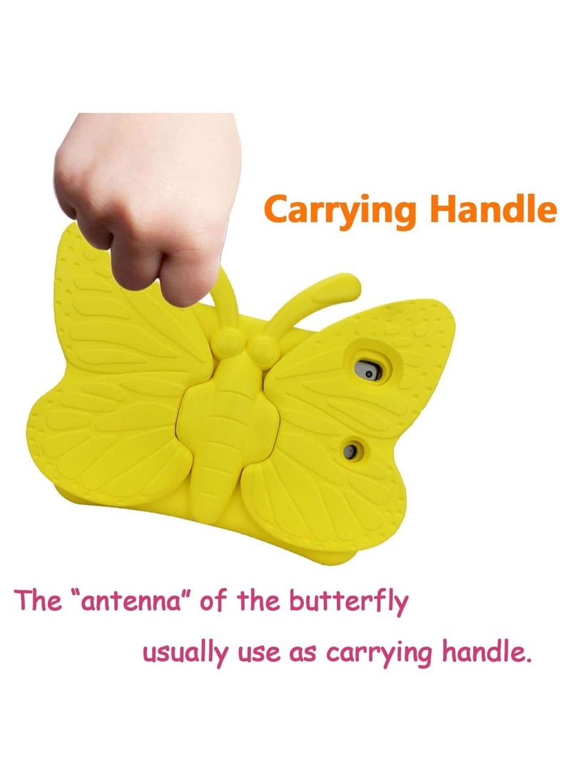 iPad 10.2 Case for Kids, iPad 8th 2020 Case, 3D Cute Cartoon Butterfly Cover Non-Toxic EVA Foam Wings Kickstand Kid-Proof Shockproof Bumper Girl Boy Gift for Apple iPad 7 8 Gen 10.2' - Image 4