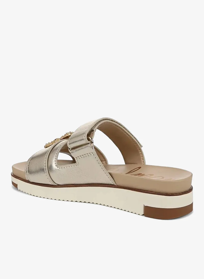Sam Edelman SILVER Adrianna Slide Sandal for Women | Best Price UAE