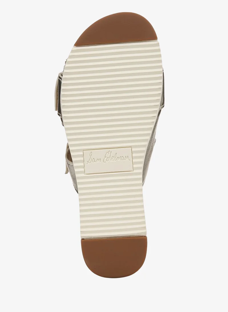 Sam Edelman SILVER Adrianna Slide Sandal for Women | Best Price UAE