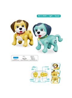 Generic Unicorn Smart Animal Dancing Remote Control Toy Rechargeable Simulation Children's Remote Control Toy Interactive Educational Plastic-Color:gray Kitten-Specifications:Display Box  - Image 2