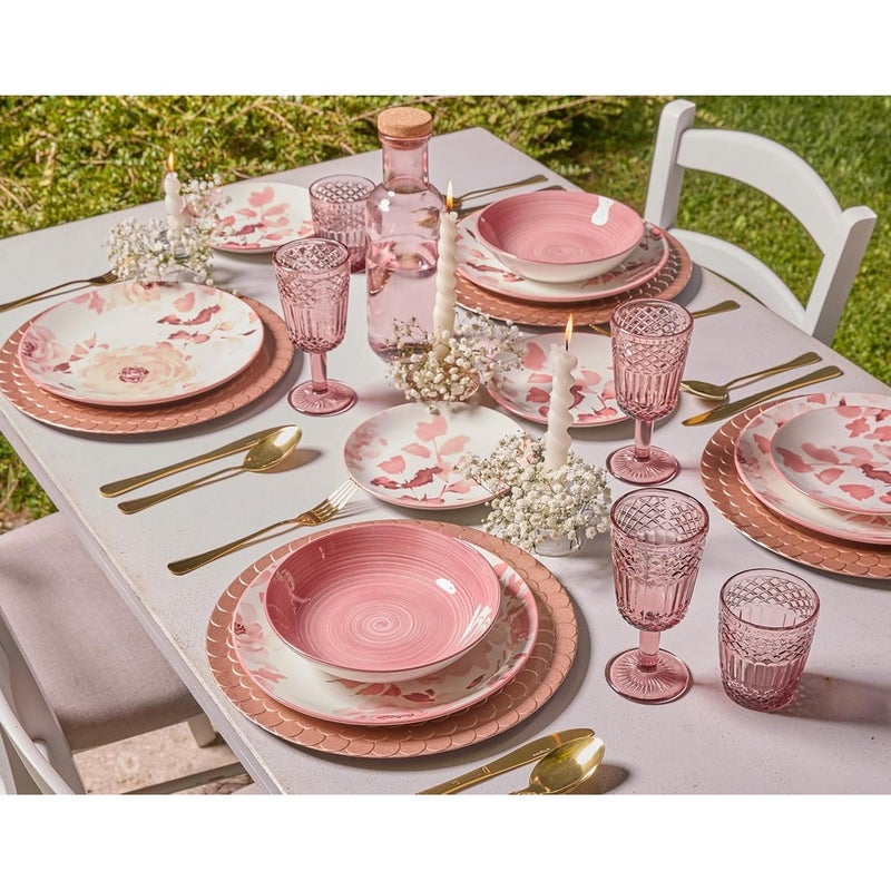 Tognana Madison Roselyn 18-Piece Tableware Set – Elegant Porcelain Dinnerware Set for 6 Persons, Plates, Bowls & Cups, Modern Design for Home & Dining - Image 2
