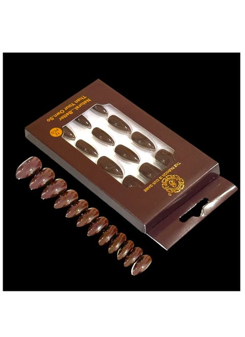 Self-adhesive nails glue on fake nails press on nails a touch of elegance