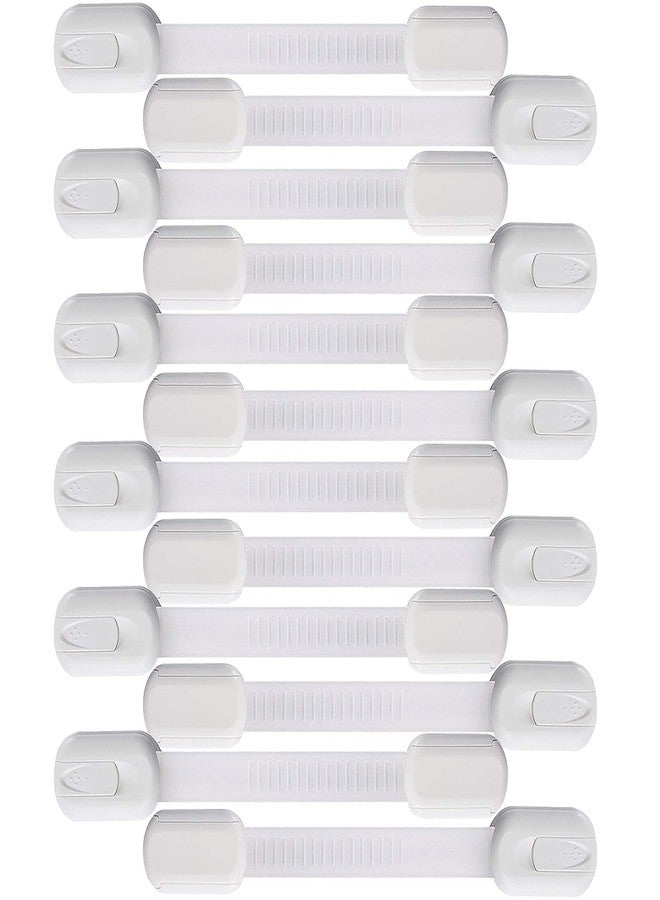 Eco-Baby Safety Cabinet Proofing for Babies - 3M Adhesive Baby Proofing Straps, Refrigerator Lock Straps, Child Proof Locks for Cabinet, Toilet Seat, Cupboard,Door with Easy Installation (12 Pack) - Image 2