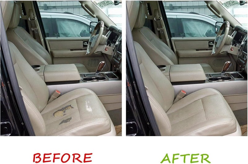 Sekeseauto Passenger Bottom Perforated Leather Seat Cover Tan for Ford Expedition 2007-2014 - Image 3