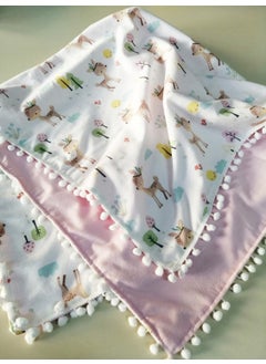 Babies Dream Flannel Blanket 110x110 Size Ultra Soft 100% Cotton 