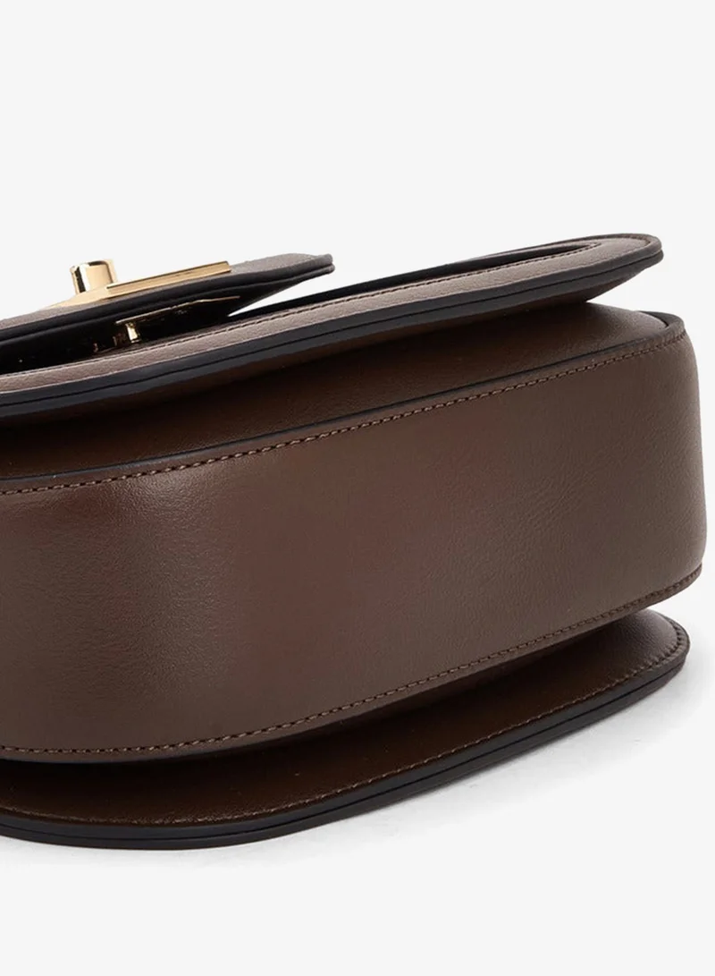 ELLE  Textured Crossbody Bag With Detachable Strap for Women | Best Price UAE