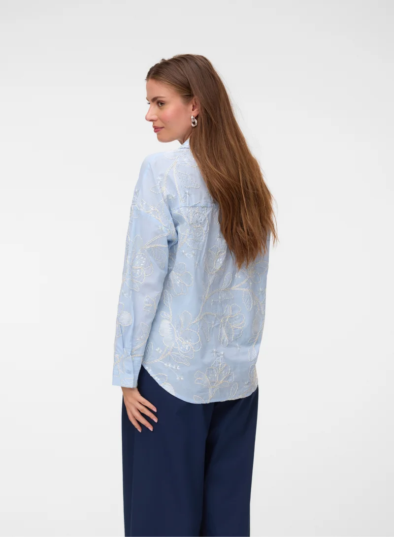 VERO MODA Printed Long Sleeve Shirt