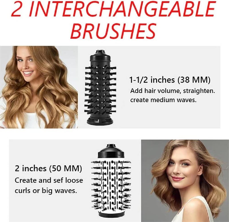 woobles 3-in-1 Hot Air Styler and Rotating Hair Dryer for Dry Hair, Curl Hair, Straighten Hair - Image 3