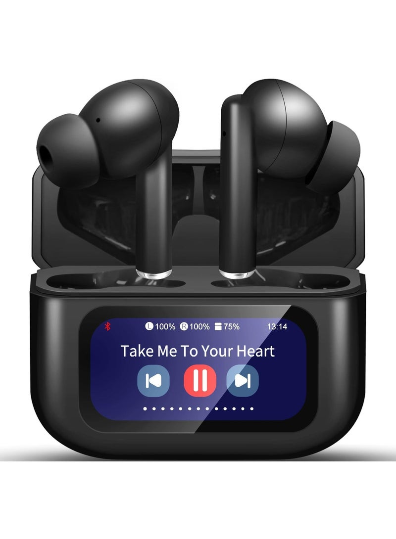 Bluetooth 5.3 Wireless Touch Screen Earbuds, Noise Cancelling, 6H Playtime, HD Mic, Portable Charging Case - Image 5