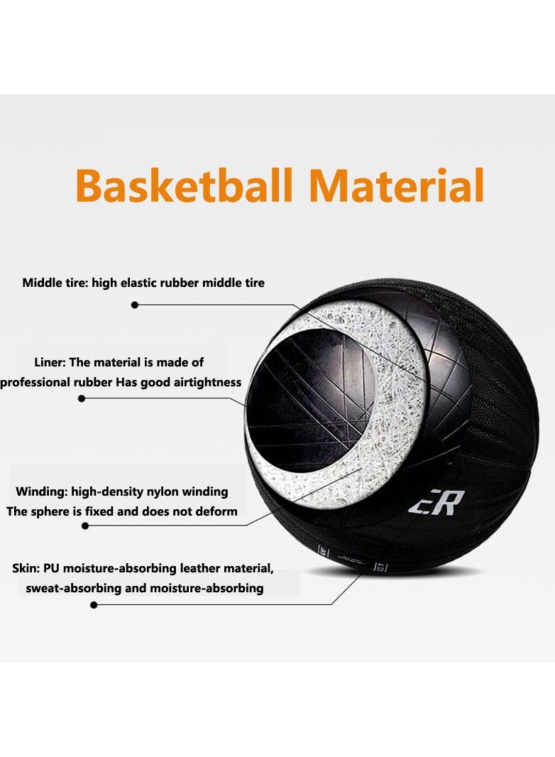 RIGORER  Adult Core Training Weighted PU Basketball 1KG Overweight Competition Gravity Ball No. 7 Dedicated Indoor And Outdoor - Image 4