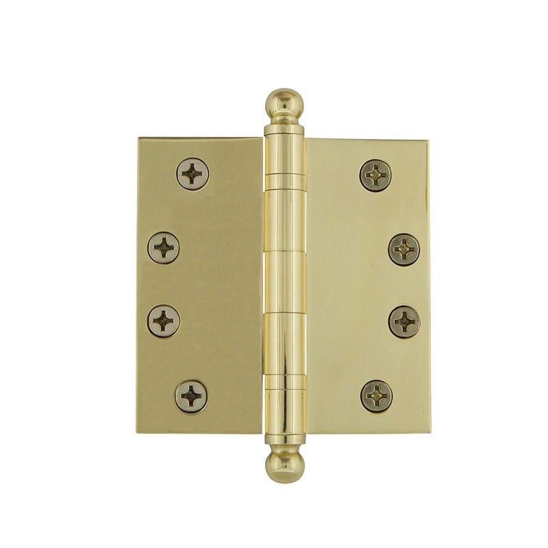 Nostalgic Warehouse BallTip Residential Door Hinge with Square Corners