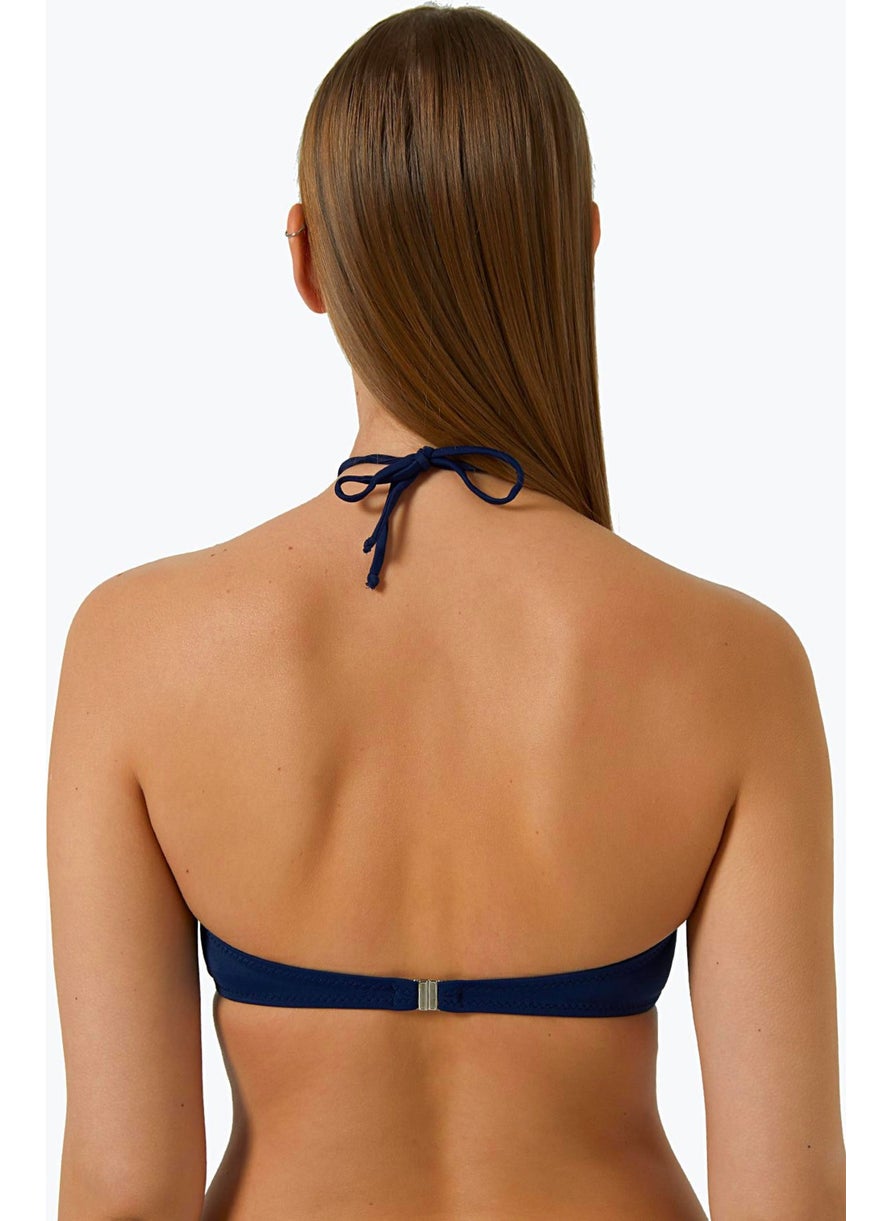 Ayyıldız 63541 Navy Blue Strapless Bikini Top  - Image 2