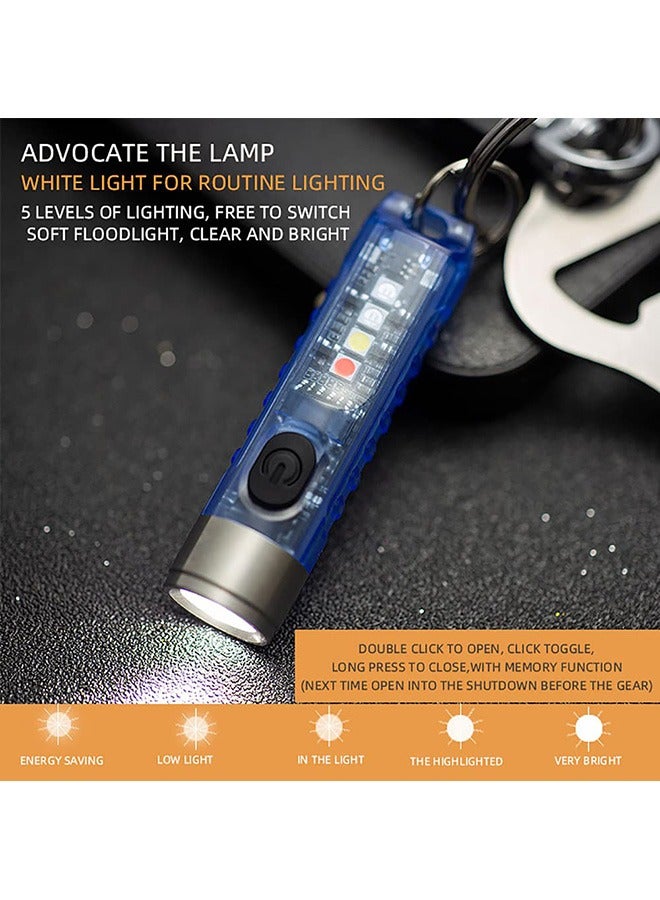 Alonefire S11 Small Powerful Mini Keychain LED Flashlight, SST20 (White) - Image 3