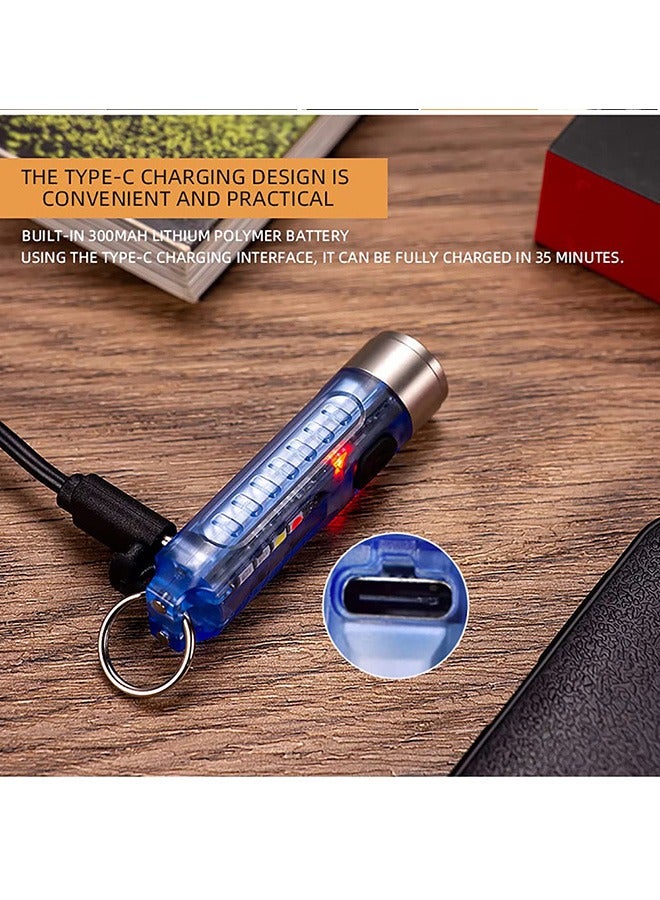 Alonefire S11 Small Powerful Mini Keychain LED Flashlight, SST20 (White) - Image 5