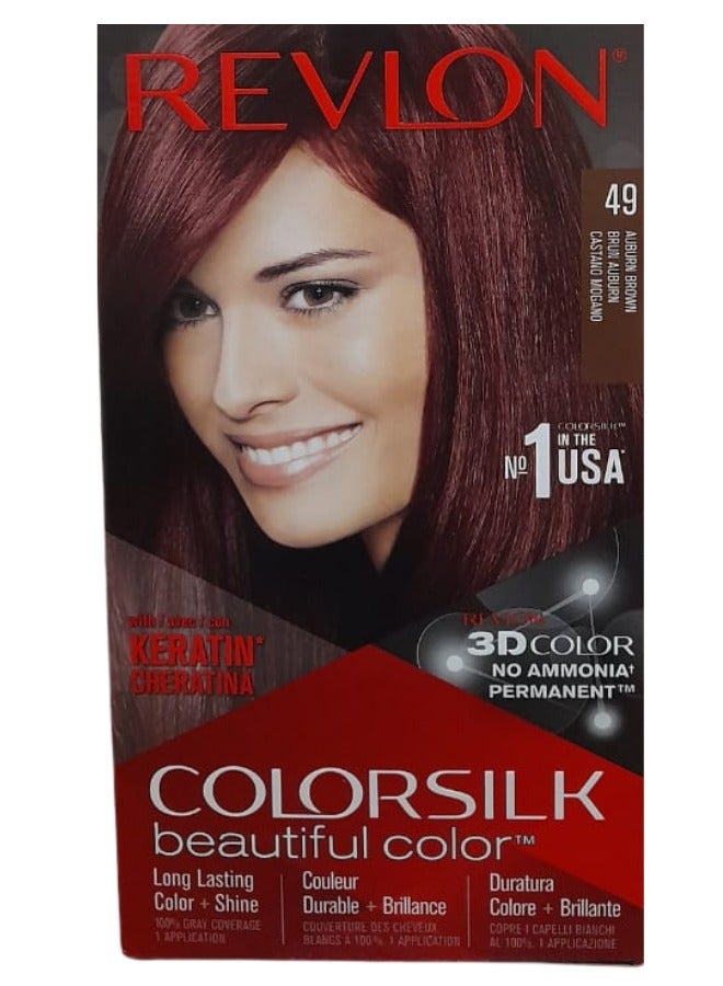 ريفلون صبغة شعر كلر سيلك - بني كستنائي بندقى  49 - Image 2