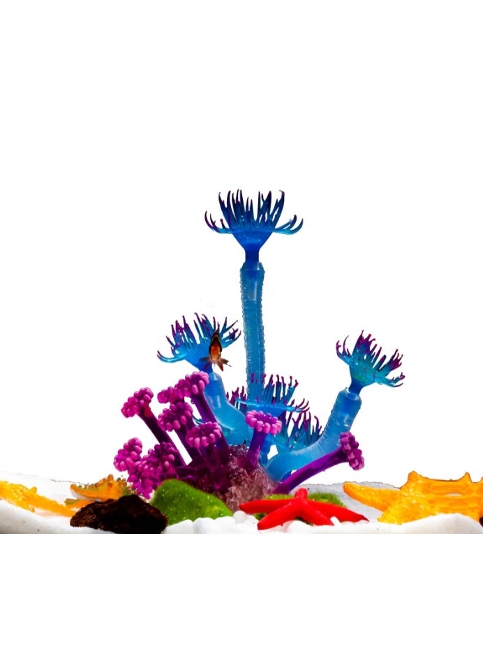 تنسيق أحواض السمك، الشعاب المرجانية، ديكورات أحواض السمك، شقائق النعمان لحوض السمك، نباتات بحرية، شعاب مرجانية، ديكورات منزلية، شعاب مرجانية مائية صناعية، ديكور راتنج المحيط - Image 2