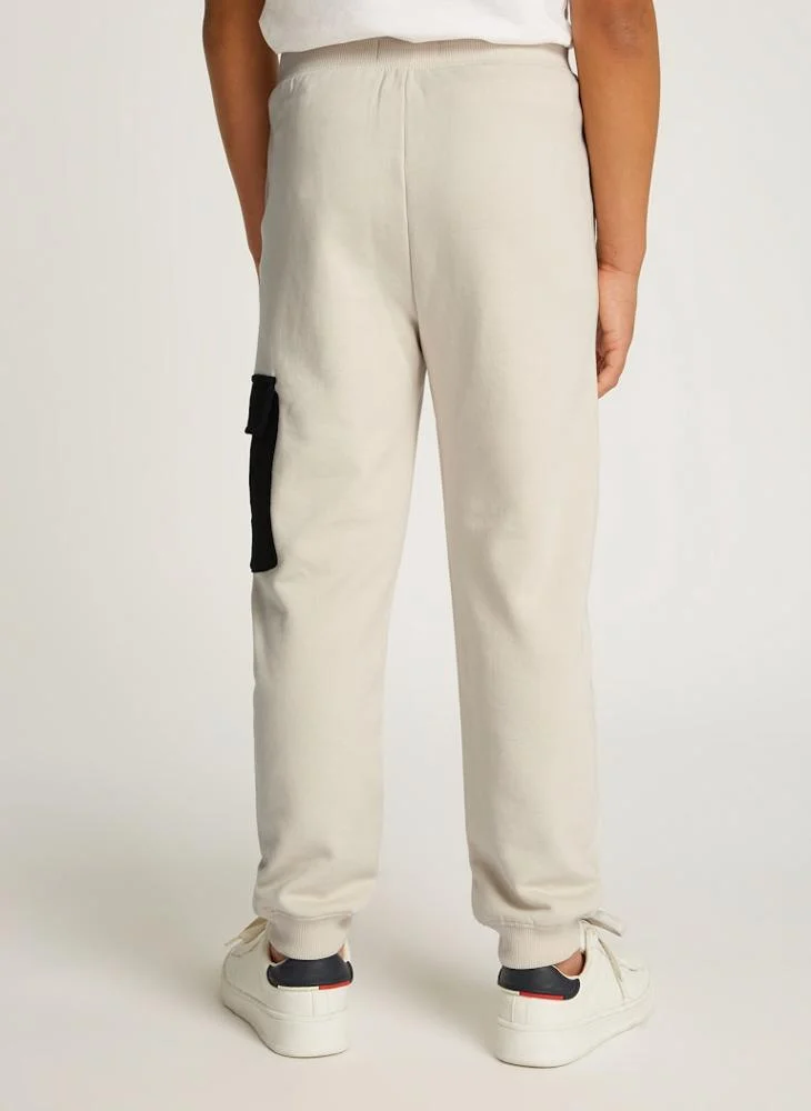 Calvin Klein Jeans Kids Color Block Cargo Sweatpants