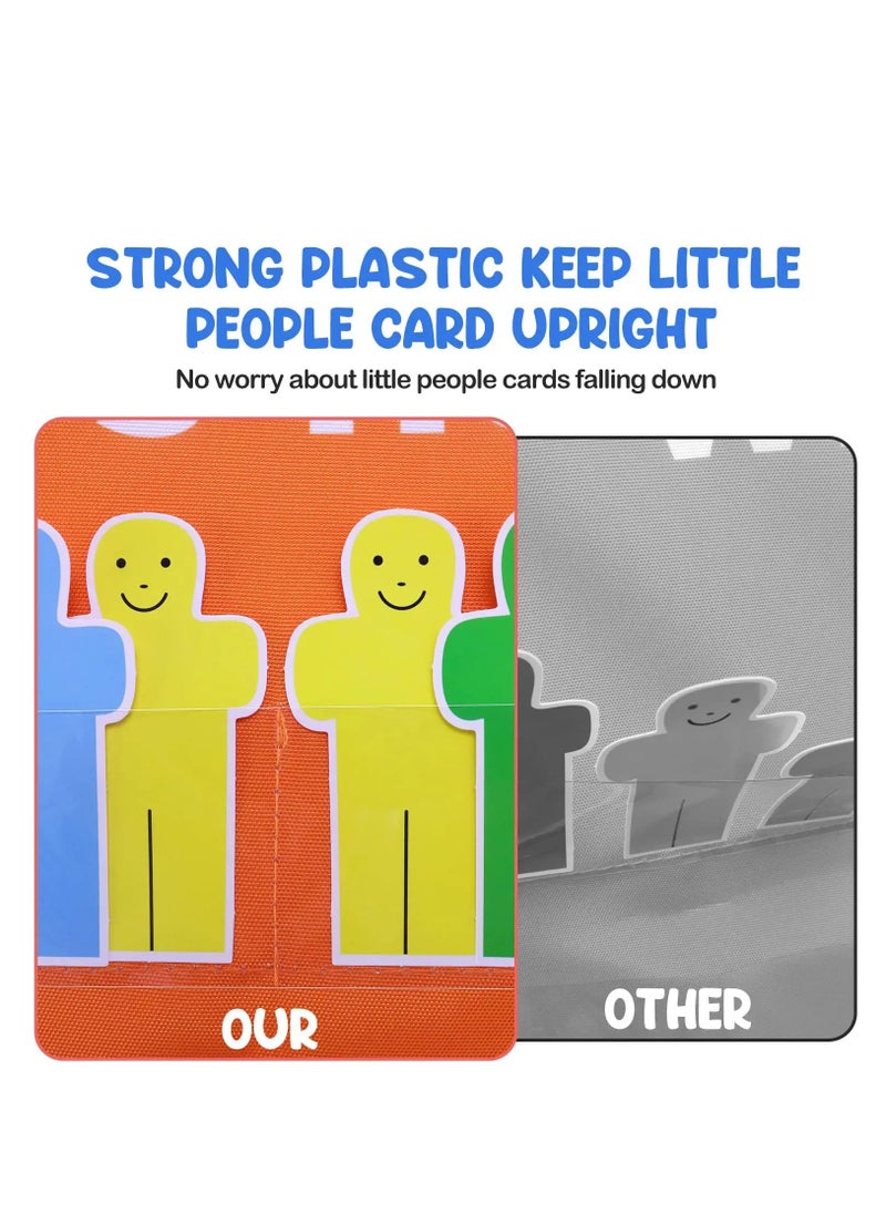 Generic - Classroom Attendance Chart Helping Hands Pocket Chart,durable Classroom Management Pocket Chart for Classroom,homeschool, Classroom Calendar, Preschool Classroom Must Haves - Image 1