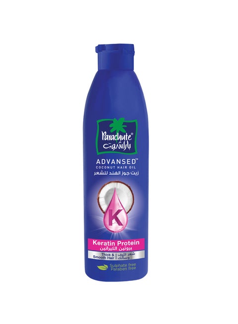 Advansed Keratin And Coconut Hair Oil For Smooth And Shiny Hair