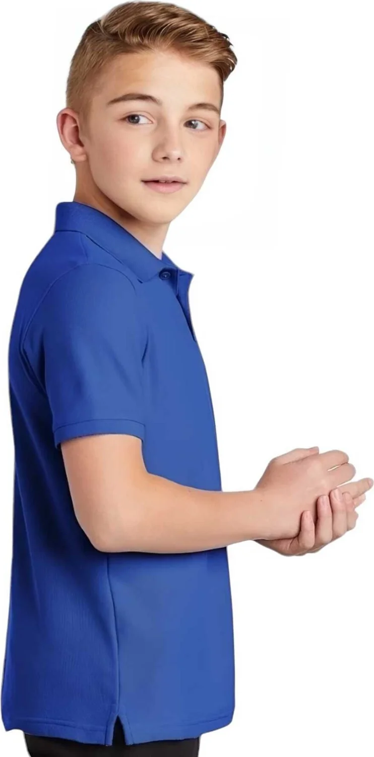 تيزجيلسين 3-Piece Boys Cotton Polo Collar T-Shirt Daily and School Uniform School T-Shirt