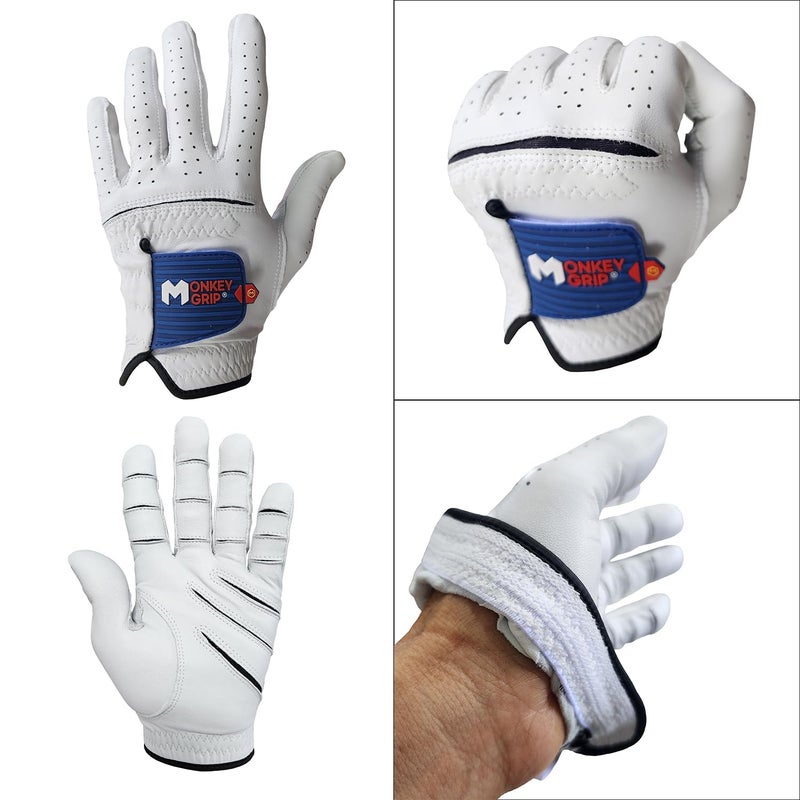 MONKEY GRIP 3D Golf Glove Non Slip Good Grip Line Slice Killer Long Distance All Weather Grip (Man L) - Image 5