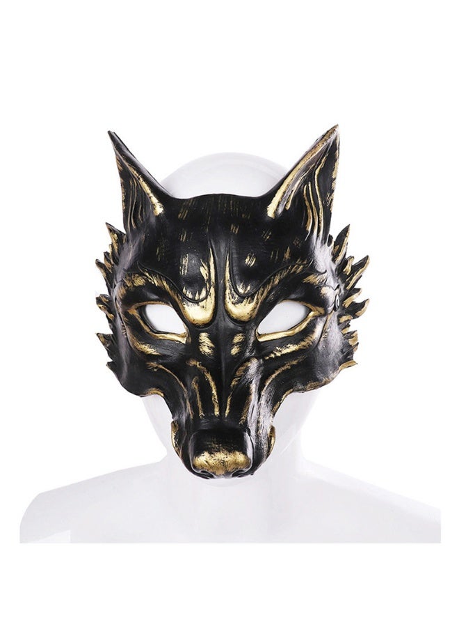 xppier Wolf Scary Animal Halloween Mask Realistic Face Mask Head Mask for Adults - Image 3
