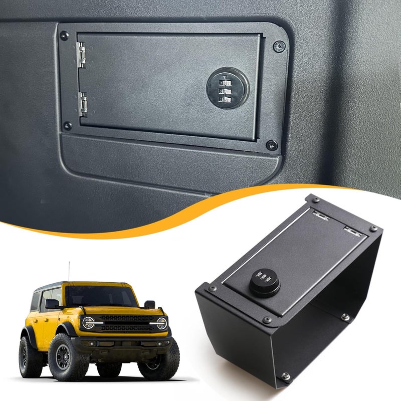 RERPRO Trunk Storage Organizer Gun Safe Lock Box for Ford Bronco - Image 1