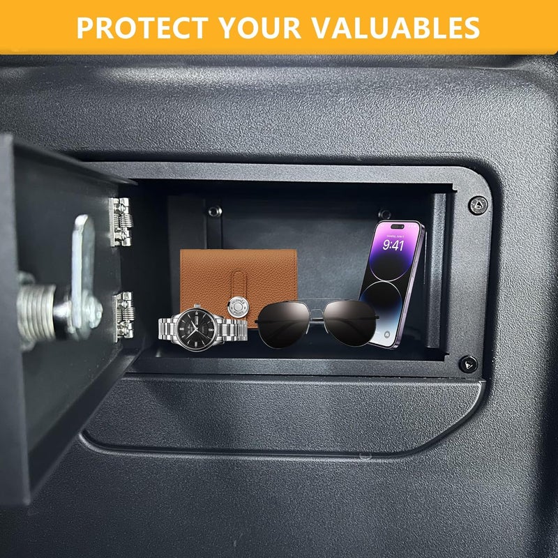 RERPRO Trunk Storage Organizer Gun Safe Lock Box for Ford Bronco - Image 4