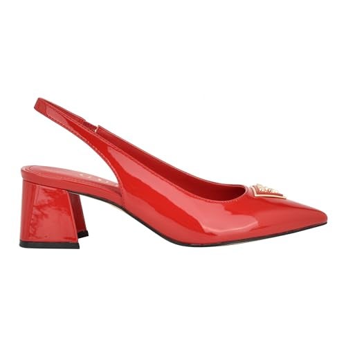 GUESS Women's Zanda Pump, Red 610, 5 - Image 5