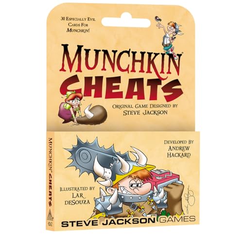 Steve Jackson Games Munchkin Cheats Card Game MiniExpansion 30 Cards Card Game for Adults Kids Family Fantasy Adventure Roleplaying Game Ages 10 36 Players Avg Play Time 120 Min - Image 1