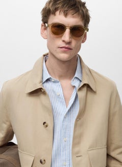 Mango Man Essential Pockets Overshirt  - Image 4