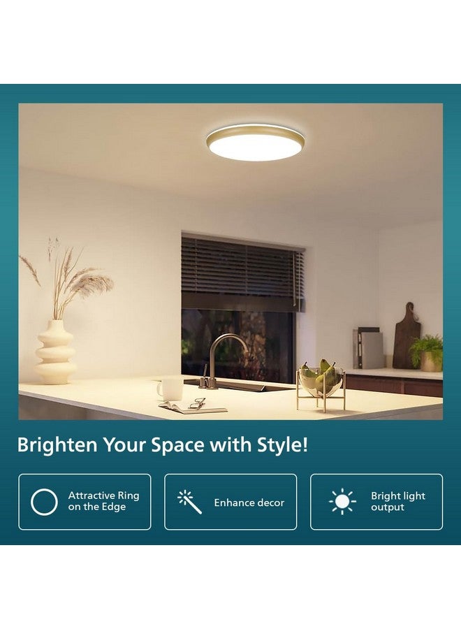 PHILIPS 18W LED Surface Ceiling Light | Decorative Saturn Ceiling Light for Home| Cool White, Pack of 1 - Image 3