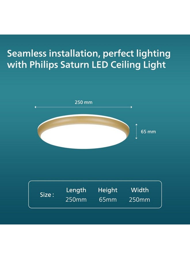 PHILIPS 18W LED Surface Ceiling Light | Decorative Saturn Ceiling Light for Home| Cool White, Pack of 1 - Image 5