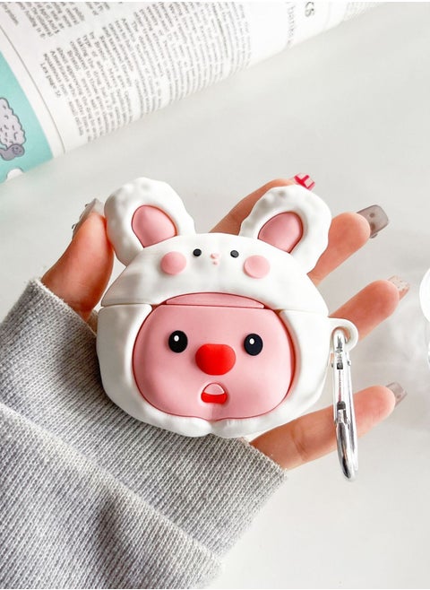 Suitable For Apple Bluetooth Earphones With Silicone Cartoon Protective Case