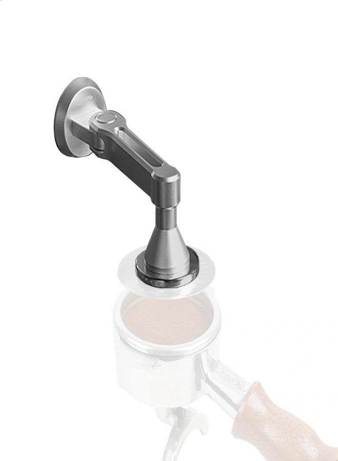 watchget Magnetic Bracket for Puck Screen V2, Aluminum Alloy Espresso Shower Screen Holder Rack, Automatic Adsorption for Puck Screens, Compatible with Most Reusable Coffee Filter, Silver - Image 1