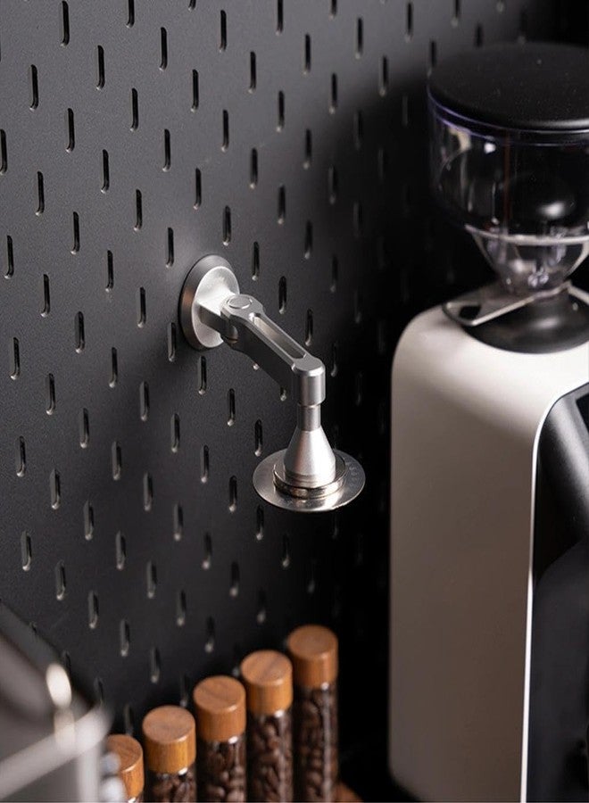 watchget Magnetic Bracket for Puck Screen V2, Aluminum Alloy Espresso Shower Screen Holder Rack, Automatic Adsorption for Puck Screens, Compatible with Most Reusable Coffee Filter, Silver - Image 5