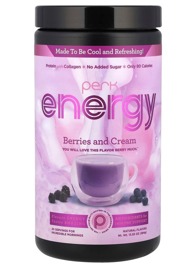 Perk Energy توت وكريمة 13.55 أونصة (384 جرام) - Image 1