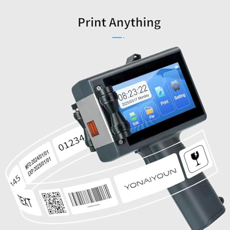 أنكوفو مسدس طابعة نافثة للحبر محمول باليد من يونايون (Printer-T10) - Image 3