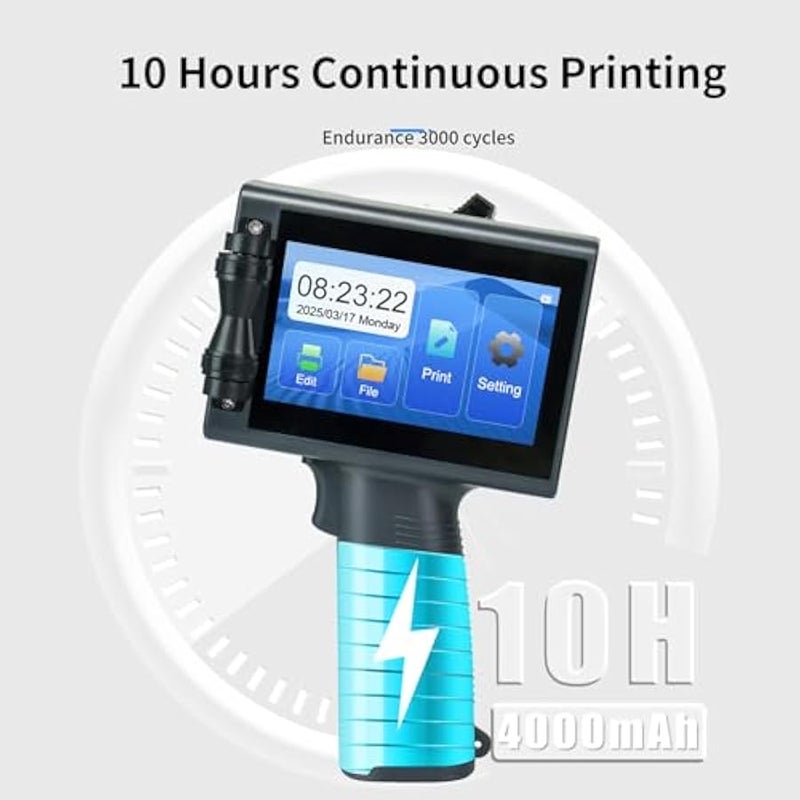 أنكوفو مسدس طابعة نافثة للحبر محمول باليد من يونايون (Printer-T10) - Image 4