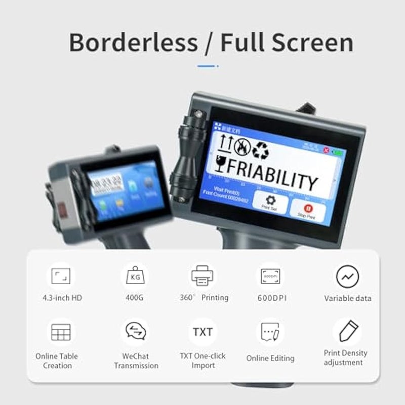 أنكوفو مسدس طابعة نافثة للحبر محمول باليد من يونايون (Printer-T10) - Image 2