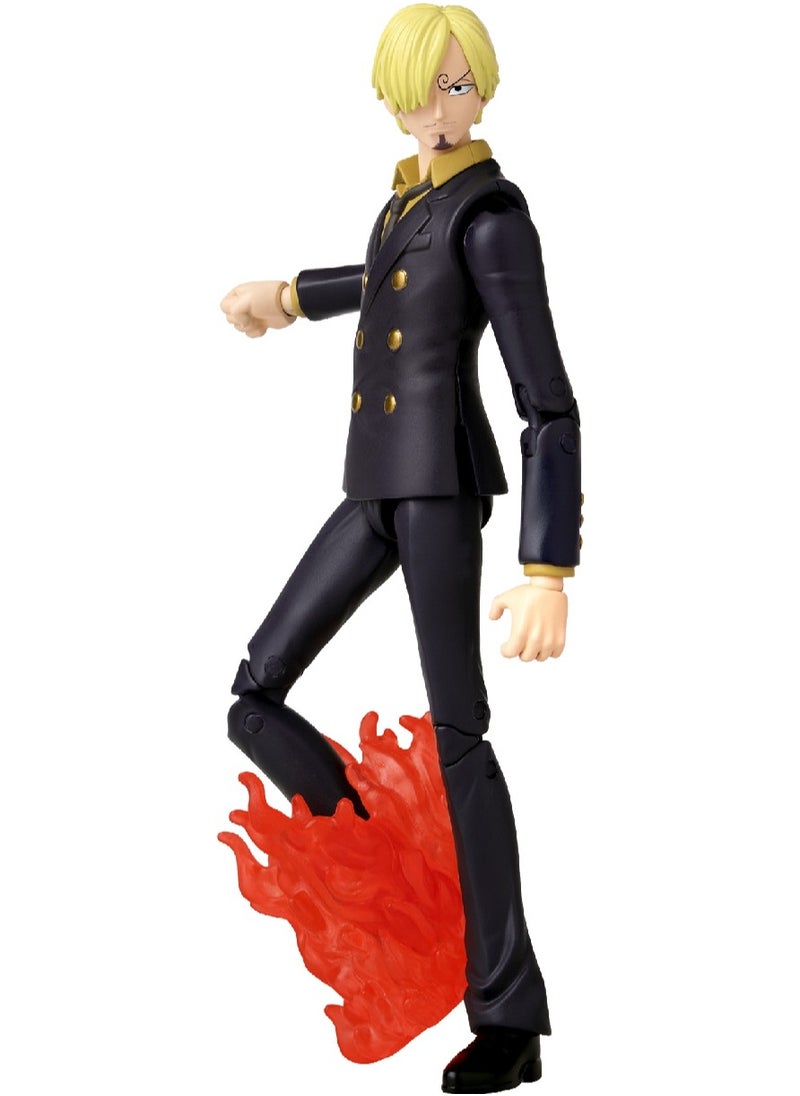 Bandai Anime Heroes One Piece Sanji 7-Inches | Collectible Action Figure | Interchangeable Hands | Perfect Gift for Collectors, Manga & Anime Lovers!  - Image 3
