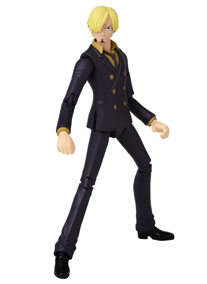 Bandai Anime Heroes One Piece Sanji 7-Inches | Collectible Action Figure | Interchangeable Hands | Perfect Gift for Collectors, Manga & Anime Lovers!  - Image 4