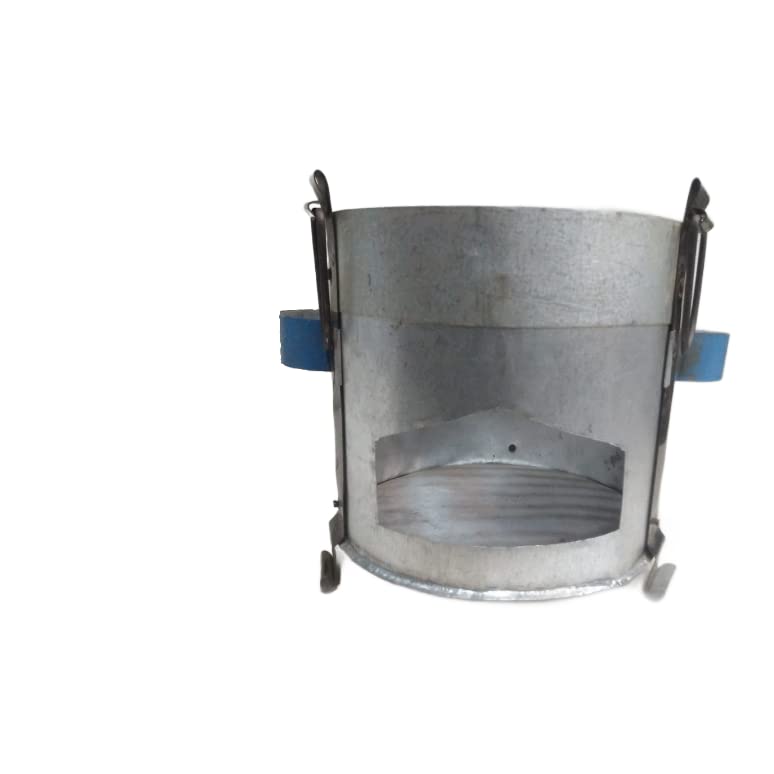 أك كريشنز سيغدي حديد تقليدي ثقيل مع مقابض حديدية، فرن طهي مثالي للشواء، رماد للطهي في المنزل والمطبخ، الحجم 20x20 سم - Image 3