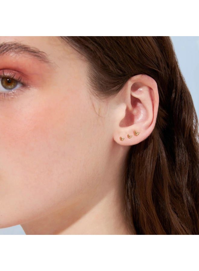 NONTAI Small Stud Earrings 20G/18G/16G Dainty Flat Back Earrings Unthreaded Cartilage Tragus Piercing Jewelry Shell Nose Helix Jewelry, 18ga(1.0mm), Titanium, No Gemstone - Image 5