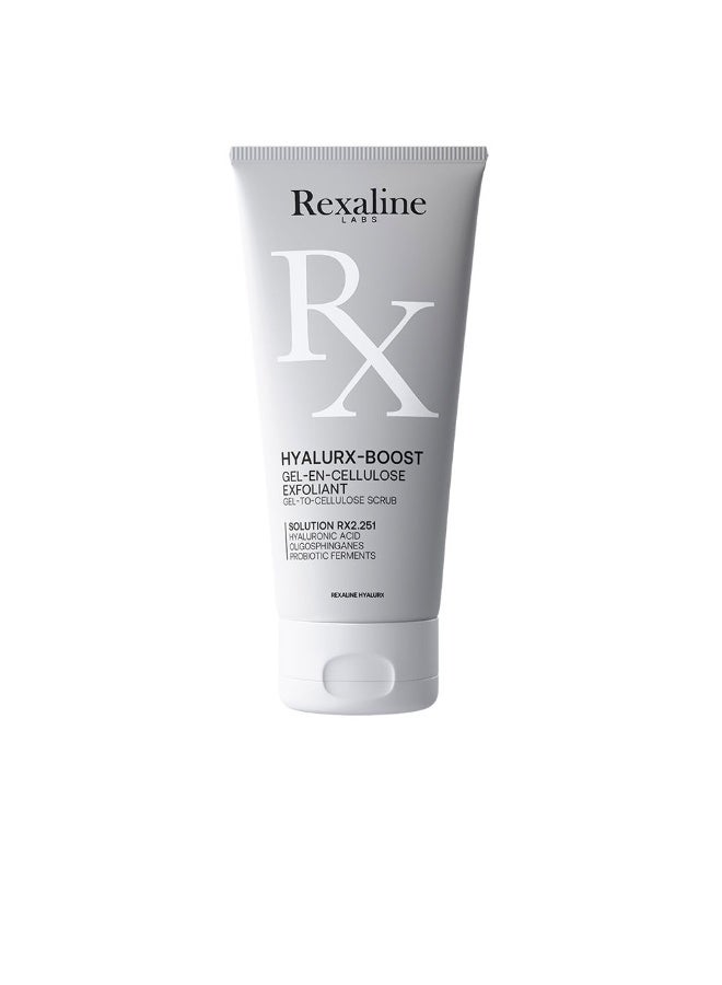 Rexaline Hyalurx-Boost Gel-to-Cellulose Scrub 50ml - Image 1